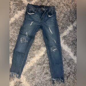 Ci Sono Blue Skinny Distressed Jeans